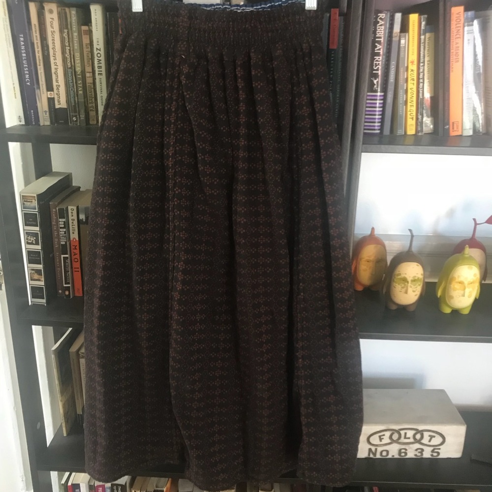 ace & jig rara midi skirt in chestnut